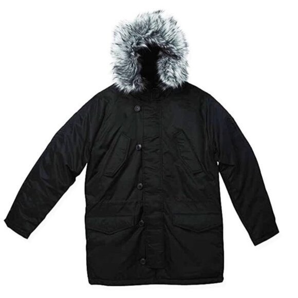 Calvin Klein Mens Eskimo Parka Jacket - Picture 2 of 9